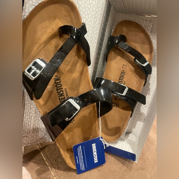 BNIB Birkenstock Mayari Black Narrow, cork sole, Sandals, Mens 10 - Picture 6 of 10